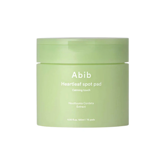 Abib - Heartleaf Spot Pad Calming Touch - Dischetti lenitivi per il viso - 150 ml/80 pezzi