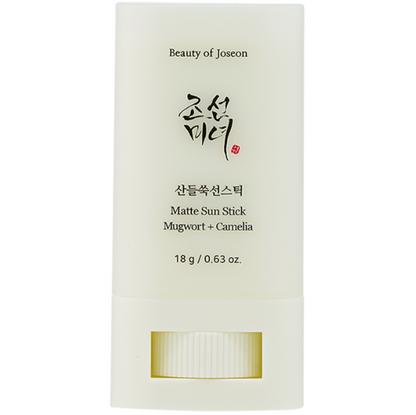 Beauty of Joseon - Matte Sun Stick Artemisia + Camellia SPF50+/PA++++ - Matte Sun Stick - 18g